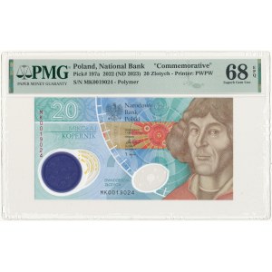 20 złotych 2022, Mikołaj Kopernik * polimer