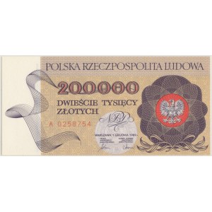 200000 Zloty 1989, Serie A