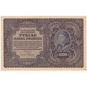 1000 marek polskich 1919, I serja AZ