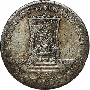 Augustus III Saxon, two-grosz 1741, Dresden