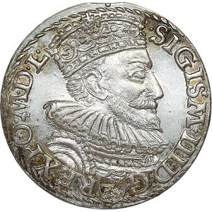 Zygmunt III Waza, trojak 1592, Malbork