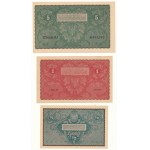 Set of Polish marks 1919-1920, 6 banknotes