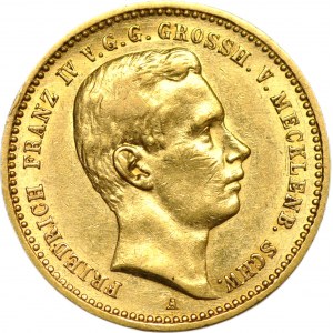 Deutschland, Friedrich Franz IV., 10 Mark 1901 A, Berlin