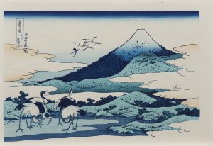 Katsushika Hokusai (1760-1849), wyd. Yuyudo, W pobliżu Umezawa Manor w prowincji Sagami, okres Showa (między 1960 a 1972 r.)