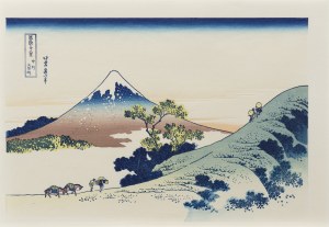 Katsushika Hokusai (1760-1849), wyd. Yuyudo, Widok z przełęczy Inume w prowincji Kai, okres Showa (między 1960 a 1972 r.)