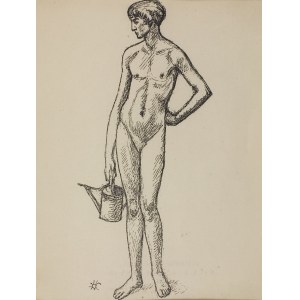 Wlastimil Hofman (1881-1970), Fragment of the triptych VITA SOMNIUM BREVIS, 1928