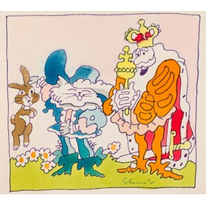 Janusz Stanny (1932 Warschau - 2014 Warschau), Fairy Tales, Illustration für das Buch von Charles Perrault, 1988