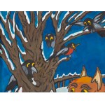 Julitta Karwowska-Wnuczak (b. 1935), Filemon, Bonifacy and Puppy, book illustration Foxy Tricks.
