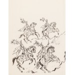 Jan Marcin Szancer (1902 Kraków - 1973 Warsaw), The Tale of the Red-Bearded Goat, illustration, 1974