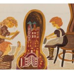 Mieczysław Piotrowski (1910 Lviv - 1977 Varsovie), Château, illustration