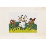 Julitta Karwowska-Wnuczak (b. 1935), Filemon, Bonifacy and Puppy, book illustration