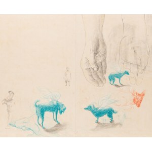 Joanna Concejo (b. 1971), L'Angelo delle scarpe, illustration from pages 42-43, 2009