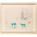 Joanna Concejo (b. 1971), L'Angelo delle scarpe, illustration from pages 42-43, 2009