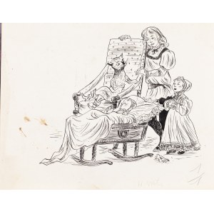 Maria Orłowska-Gabryś (1925 - 1988 ), Kije Samobije i inne baśnie, Le conte du chat botté, illustration, 1954.