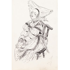 Maria Orłowska-Gabryś (1925 - 1988 ), Kije Samobije i inne baśnie, ilustracja, 1954