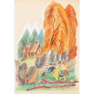 Author unrecognized, Mushrooming, illustration design