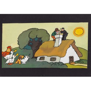 Julitta Karwowska-Wnuczak (geb. 1935), Filemon, Bonifacy und Welpe, Buchillustration