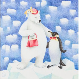 Anna Sędziwy, Before the Concert, book illustration, 2016