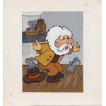 Julitta Karwowska-Wnuczak (b. 1935), Philemon, Boniface and Puppy, book illustration, p. 54.