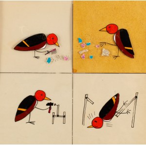 Bohdan Butenko (1931 Bydgoszcz - 2019 ), Forty Pinschers. - illustration, 1968