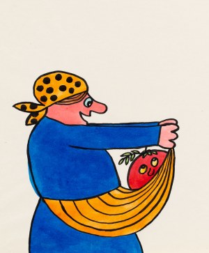 Bohdan Butenko (1931 Bydgoszcz - 2019 ), Ilustracja do wiersza 