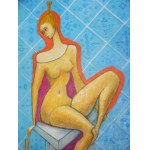 Bohdan Wincenty ŁOBODA (ur. 1952), Elephant - yellow, 2022