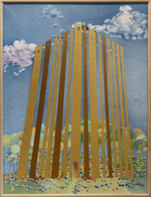 Jan JAGIELSKI (ur. 1948), Wieża Babel, 1995