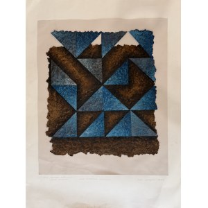 Jacek DYRZYŃSKI (1946 - 2025), Otvorené usporiadanie, zo série: Delenie štvorcov, 1999