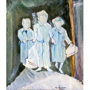 Joseph Kowner ( 1895 - 1967 ), Tři postavy, 1953