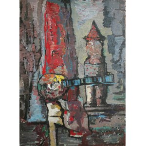 Stanisław Grabowski ( 1901 - 1957 ), Stilleben mit Mandoline, 1956