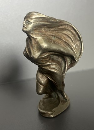 Bolesław Biegas ( 1877 - 1954 ), Kobieta z woalem, 1920