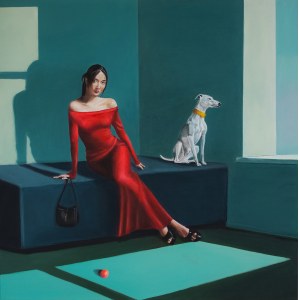 Slawomir Setlak, Orange ball II, 2025