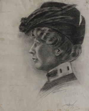 Olga Jost, Kobieta w kapeluszu