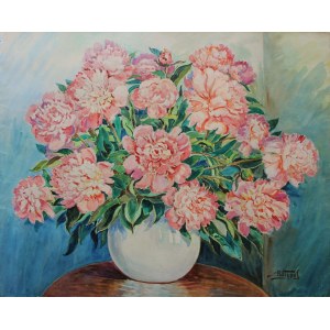 Antoni Wippel, Peonie w wazonie