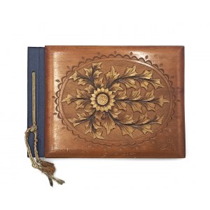 Album de photos avec un motif ninepot,