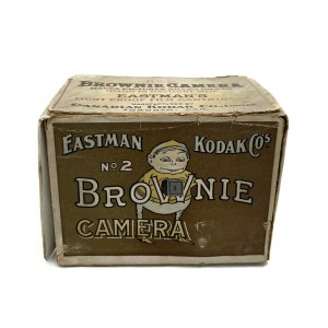 Aparat Kodak Brownie No. 2 w oryginalnym pudełku,