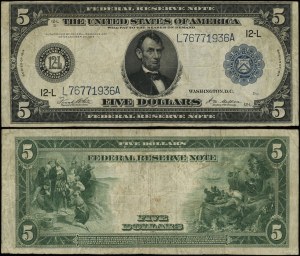 United States of America (USA), $5, 1914