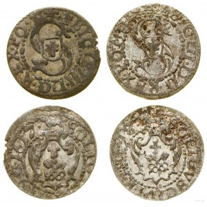 Polska, zestaw szelągów, 1617 i 1618, Ryga