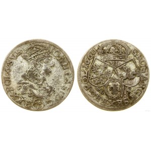 Polska, szóstak, 1660 TLB, Kraków