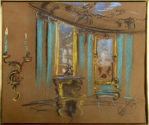 Wiktor Zin (1925 Hrubieszów - 2007 Rzeszów), Wnętrze