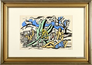 Fernand Léger (1881 Argentan, Francja - 1955 Gif-Sur-Yvette, Francja), Piknik
