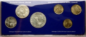 Argentina 20 - 3000 Pesos 1978 World Football Championship Set Lot of 6 Coins