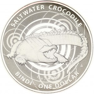 Australia Dollar 2013 Saltwater Crocodile PCGS MS 70 MAX GRADE