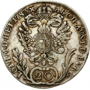 Rakúsko 20 Kreuzer 1783A