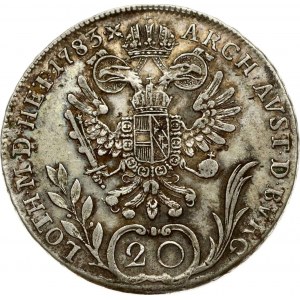 Austria 20 Kreuzer 1783A
