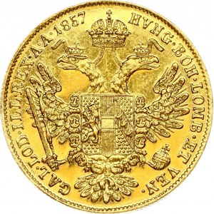 Austria Ducat 1857 A