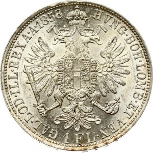 Austria 1 Florin 1858 A