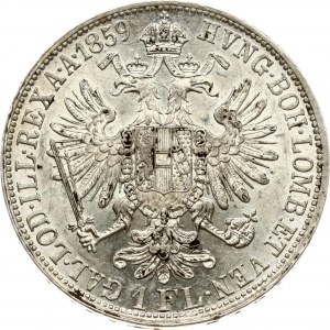 Austria 1 Florin 1859 A