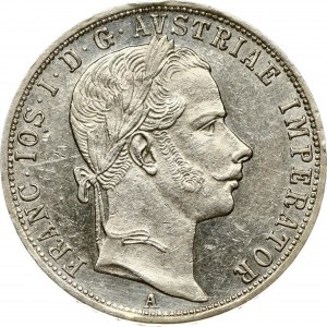 Rakousko 1 Florin 1860 A