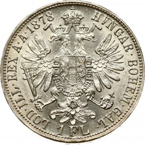 Austria 1 Florin 1878